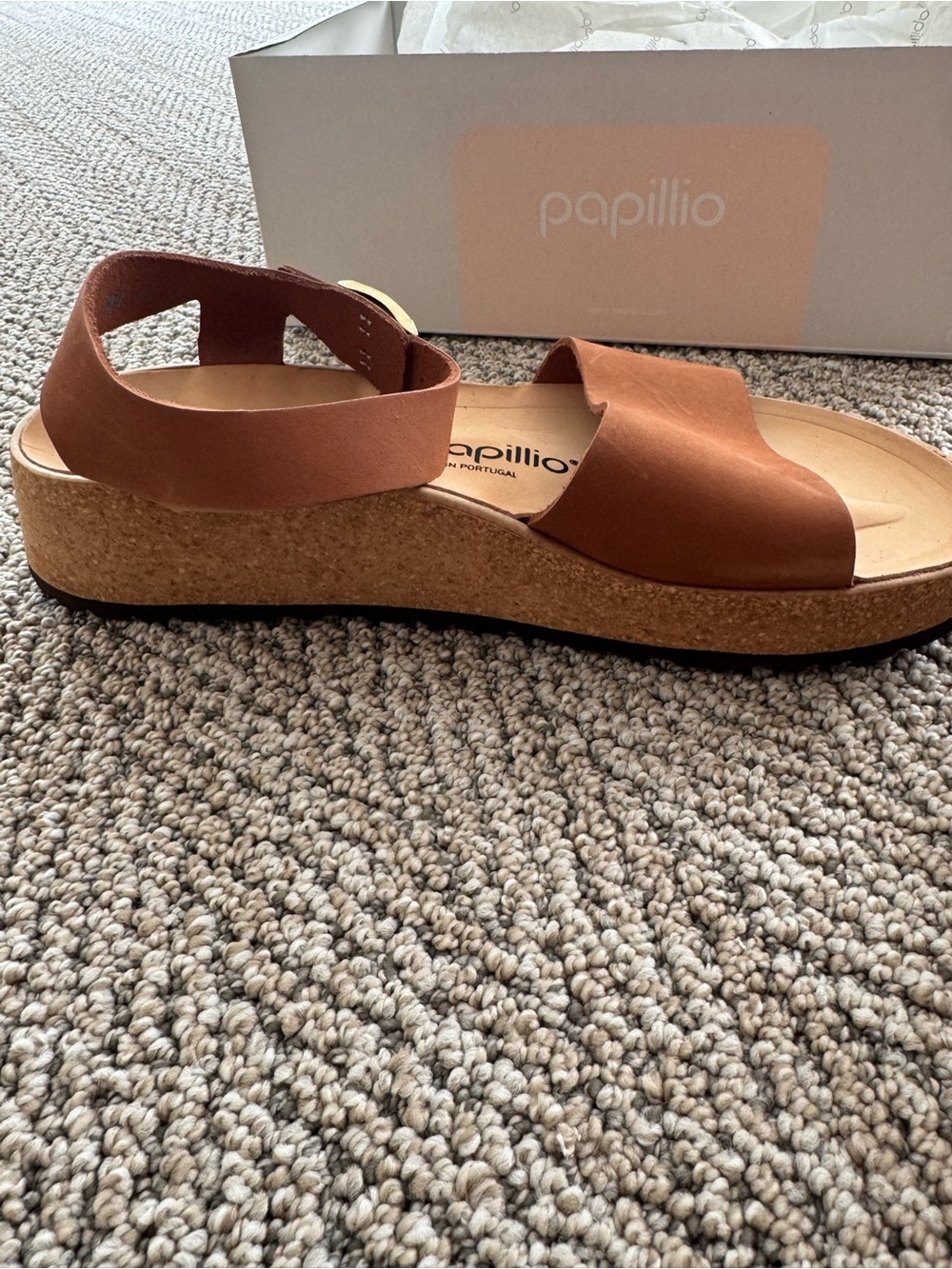 Birkenstock Women's Brown Leather Ankle-Strap Sandals - Picture 2 of 4